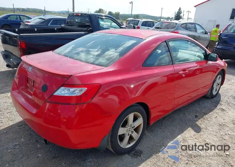 2006 Honda Civic Ex from USA, damaged, VIN 2HGFG12876H581615